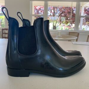 Sam Edelman Black Rain Boots